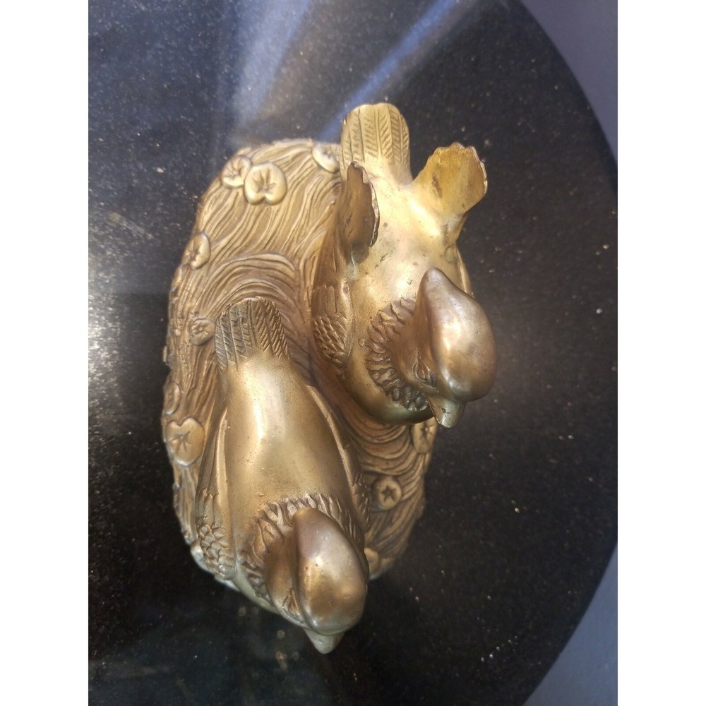 Sculpture bronze Collectibles Retro Crafts Decoration handcraft -mandarin duck - Picture 5 of 7